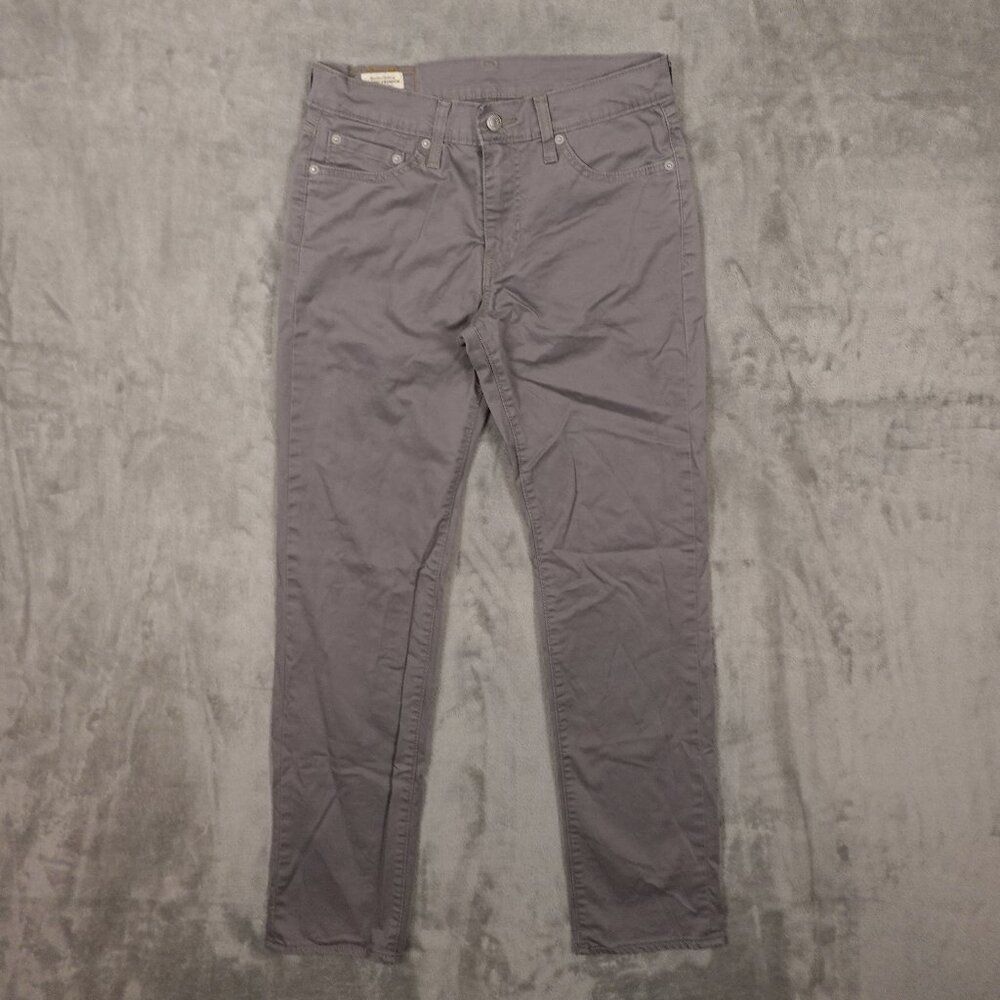 Levi's jeans 511 slim fit men's 29x32 gray chino red tab big‎ E premium